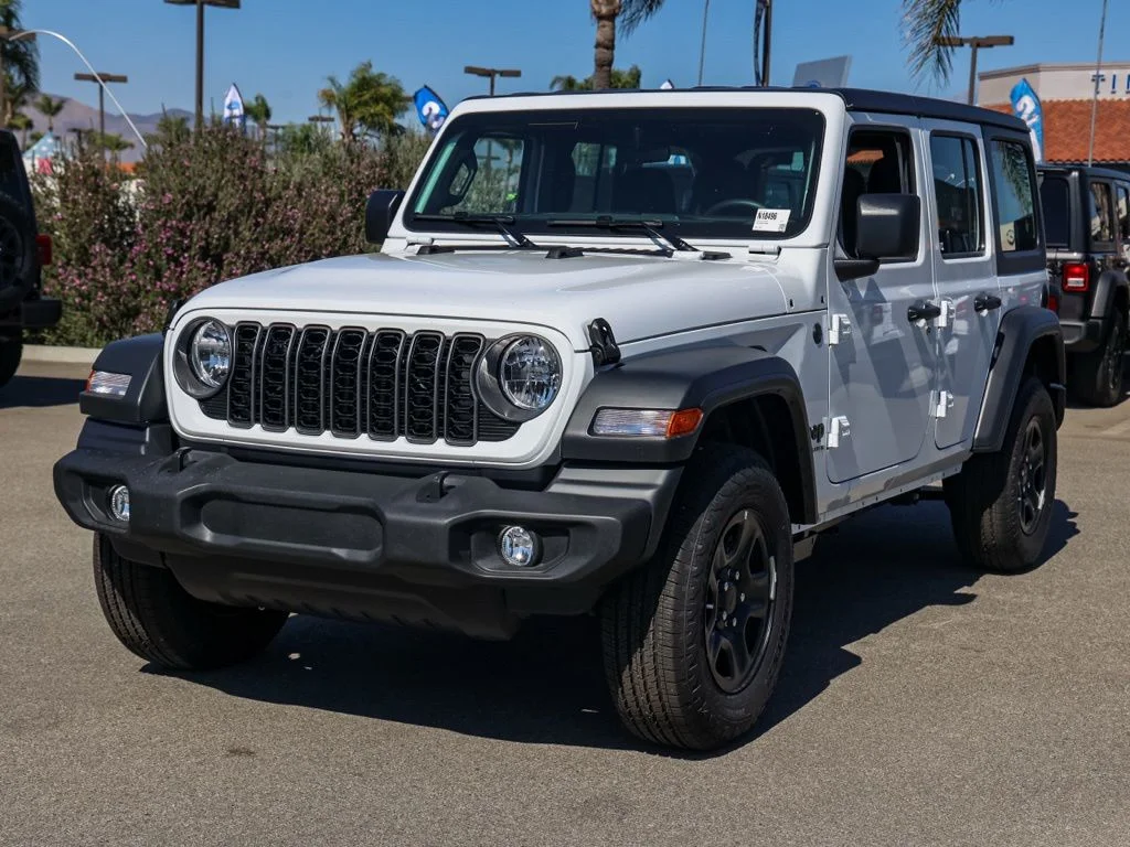 New 2026 Bright White Clear-Coat Exterior Paint Jeep Sport image 7
