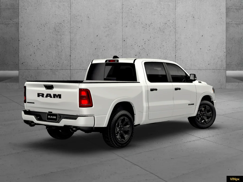 New 2026 Bright White Clear-Coat Exterior Paint RAM Big Horn/Lone Star image 4