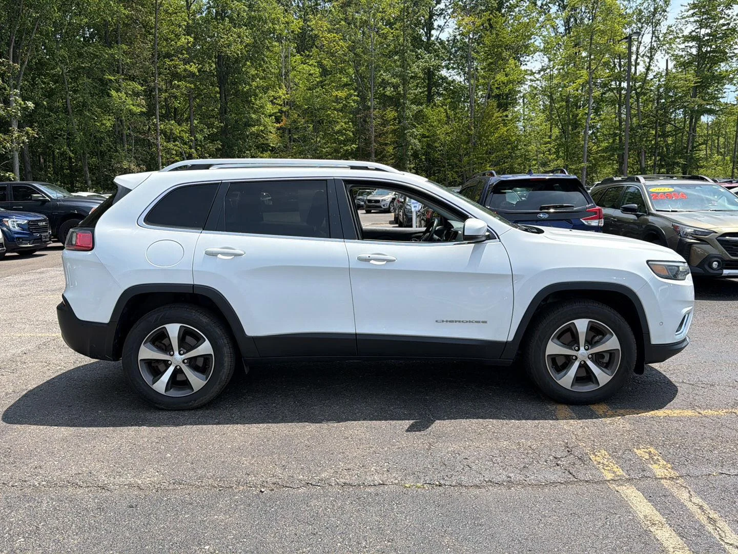 Used 2021 Bright White Clearcoat Jeep Limited image 7