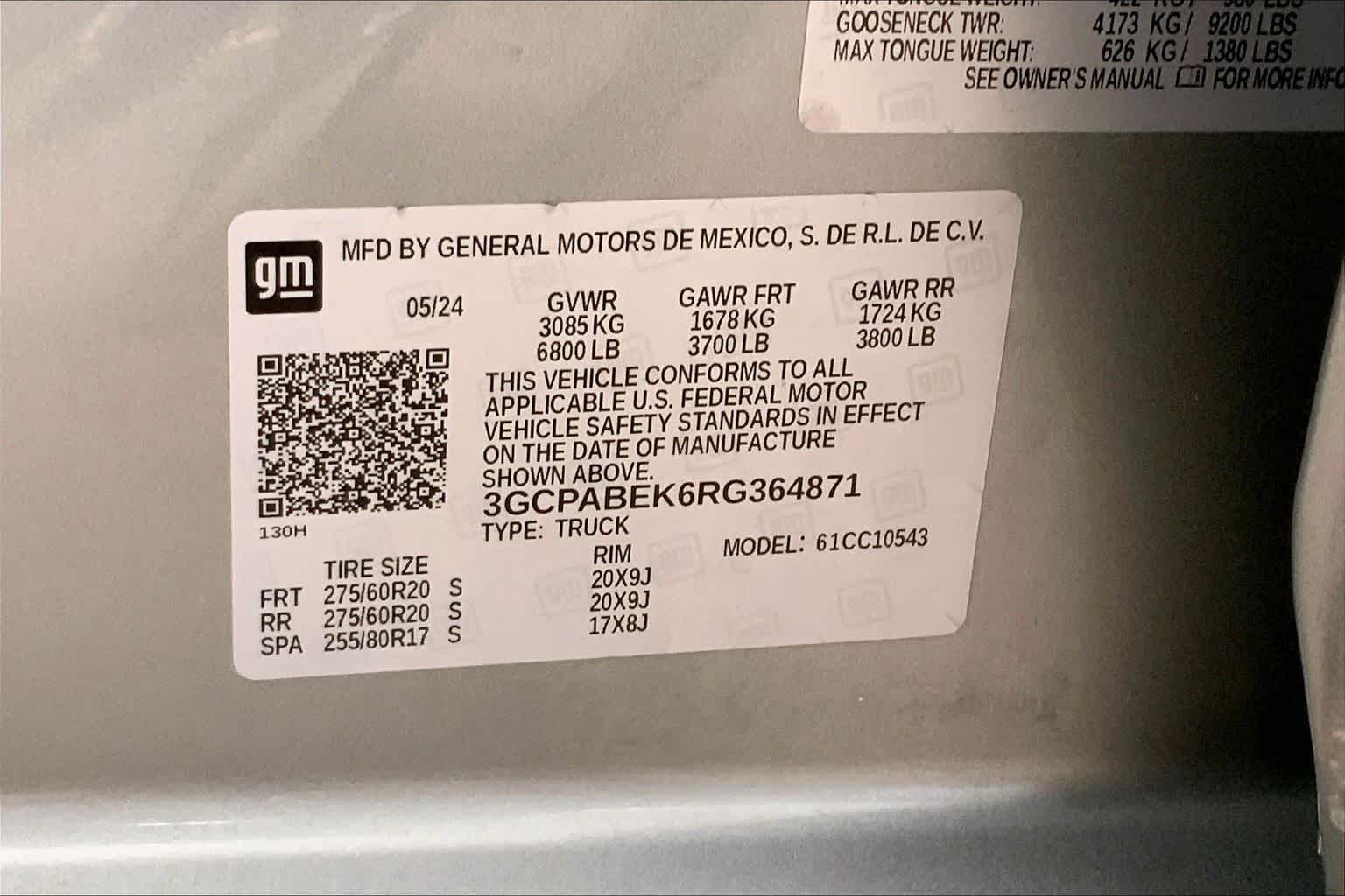 Used 2024 Sterling Gray Metallic Chevrolet Custom image 35