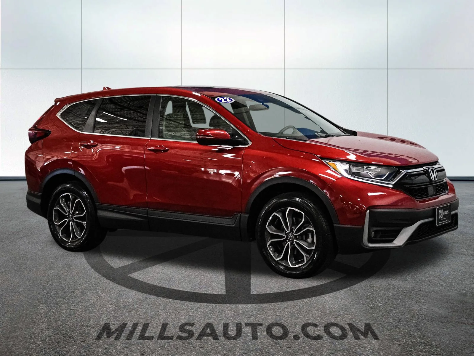 Certified Used 2022 Radiant Red Metallic Honda AWD EX image 10