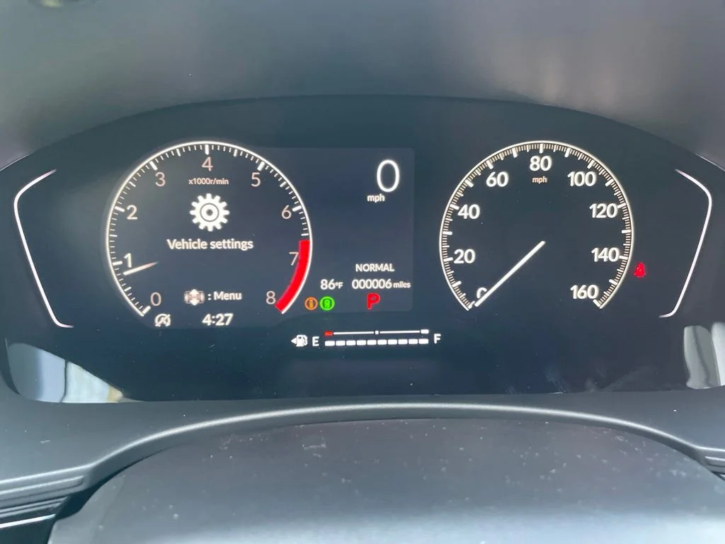 New 2026 Meteorite Gray Metallic Honda FWD Sport image 15