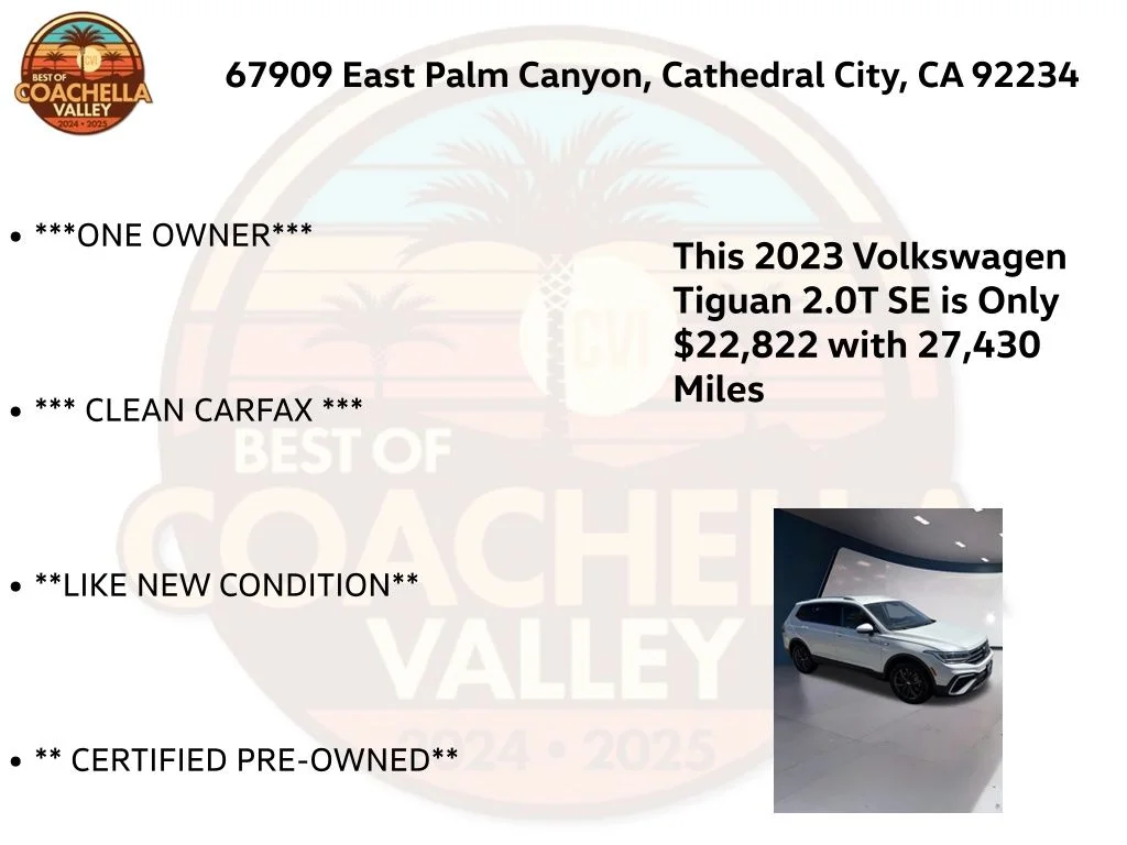 Certified Used 2023 White/off-white Volkswagen 2.0T SE image 5