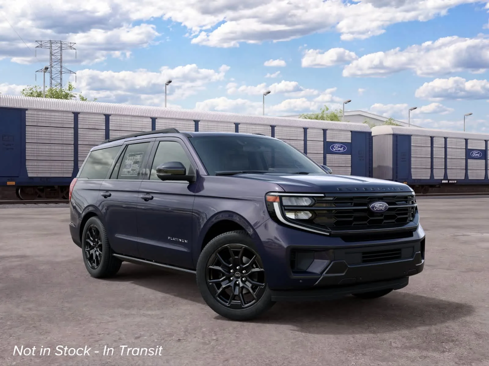 New 2027 Blue Ember Metallic Ford Platinum image 4