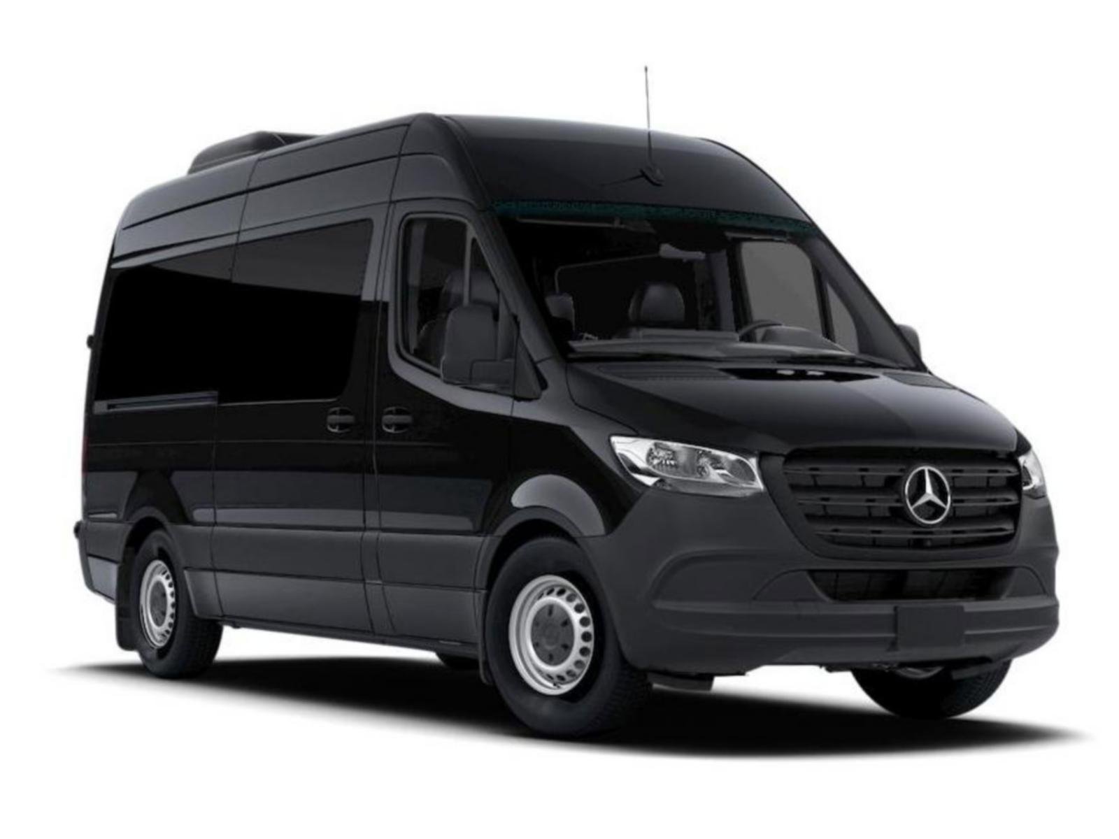 New 2026 Obsidian Black Metallic Mercedes-Benz 2500 High Roof I4 Diesel HO 144 AWD image 5