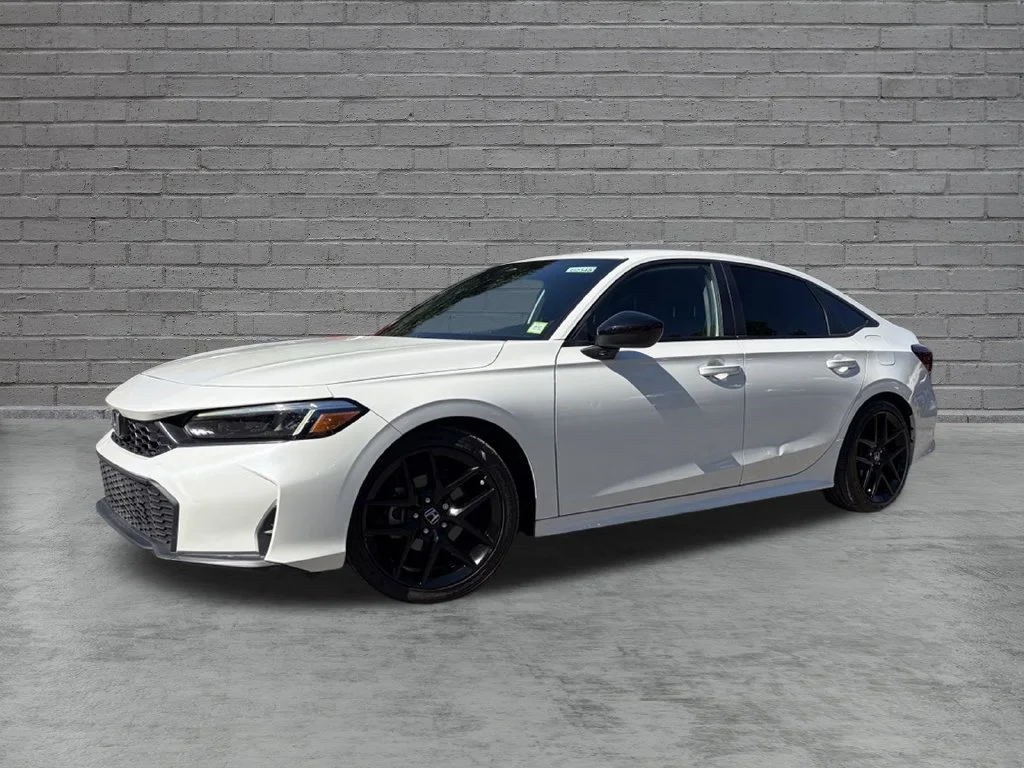 Certified Used 2025 Platinum White Pearl Honda Sport image 1
