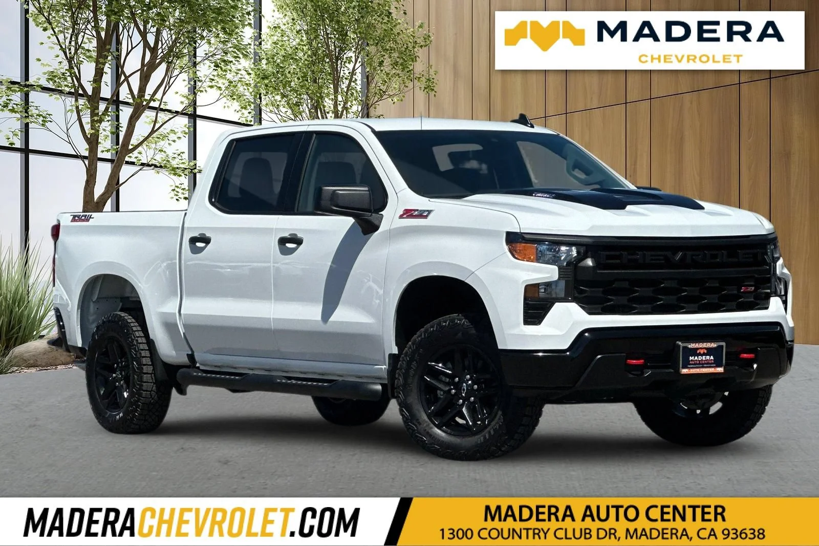 New 2026 Summit White Chevrolet Custom Trail Boss image 1