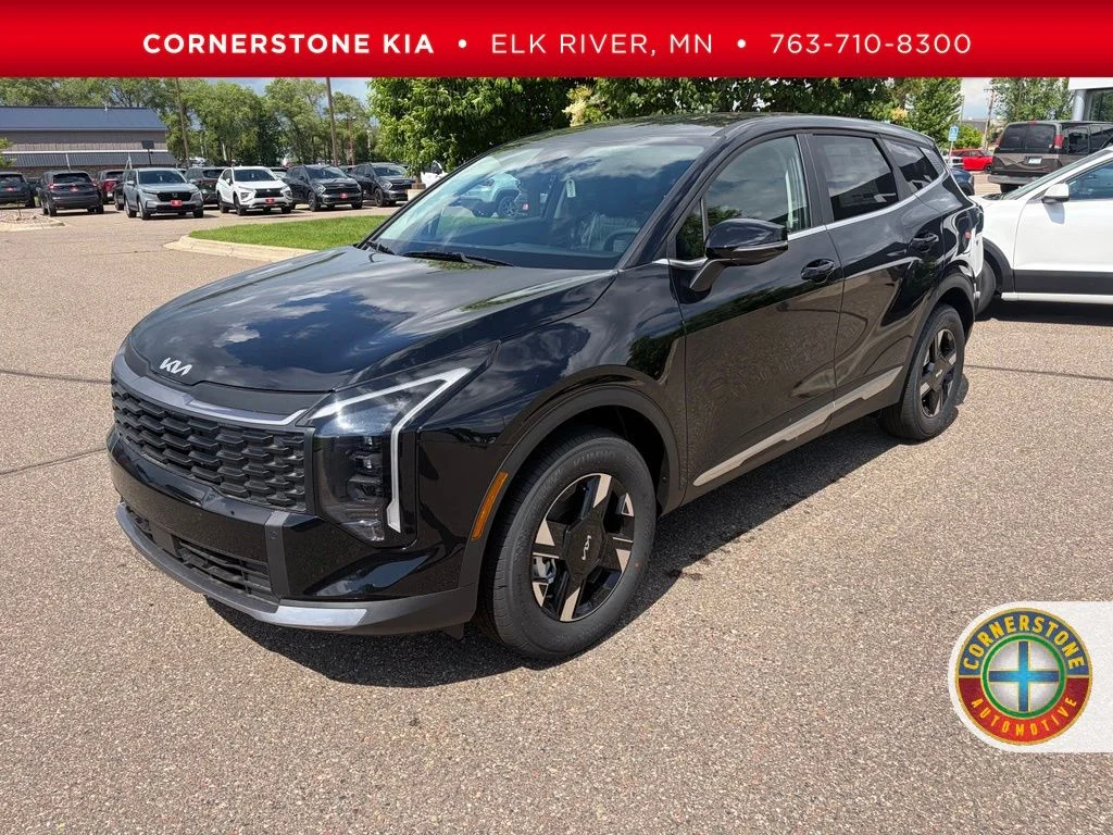 New 2026 Ebony Black Kia LX image 1