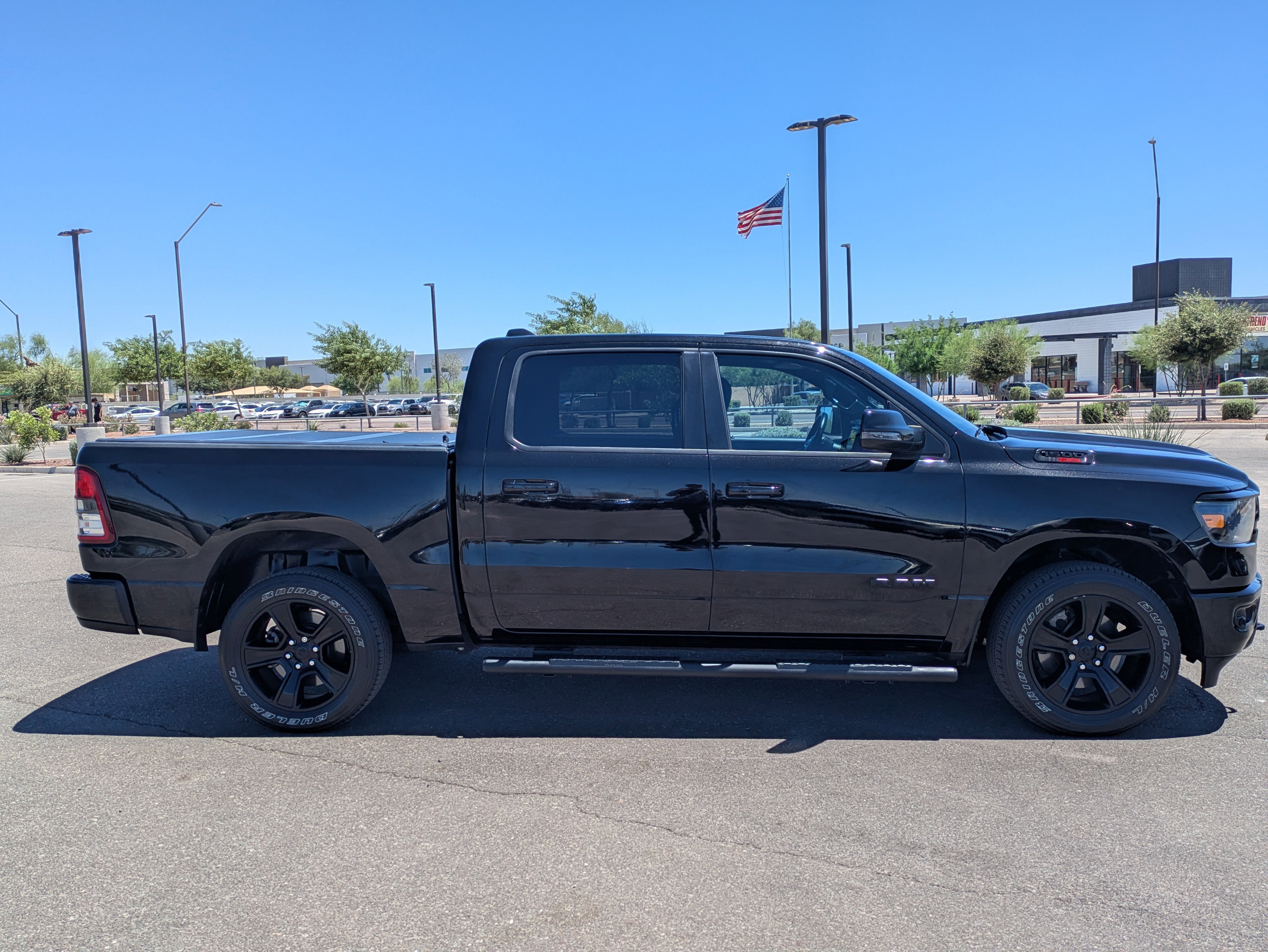 Used 2023 Diamond Black Crystal Pearlcoat Ram Big Horn image 6