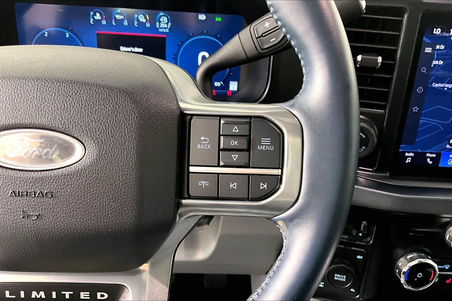 Used 2024 Glacier Gray Metallic Tri-Coat Ford Limited image 23