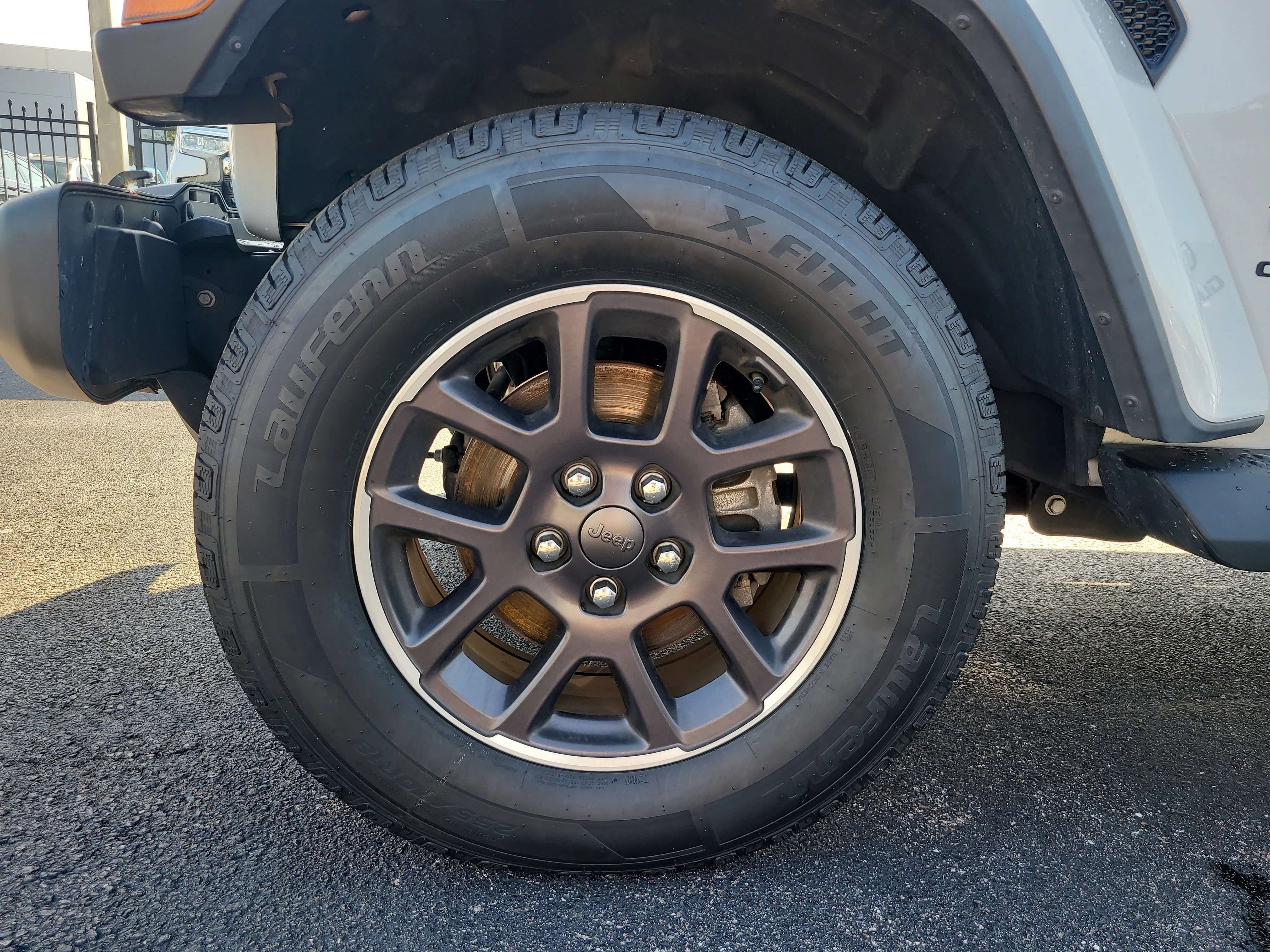 Used 2021 Bright White Clearcoat Jeep Overland image 10