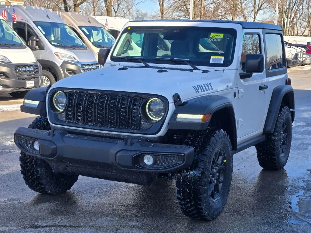 New 2026 Bright White Clear-Coat Exterior Paint Jeep Willys image 3