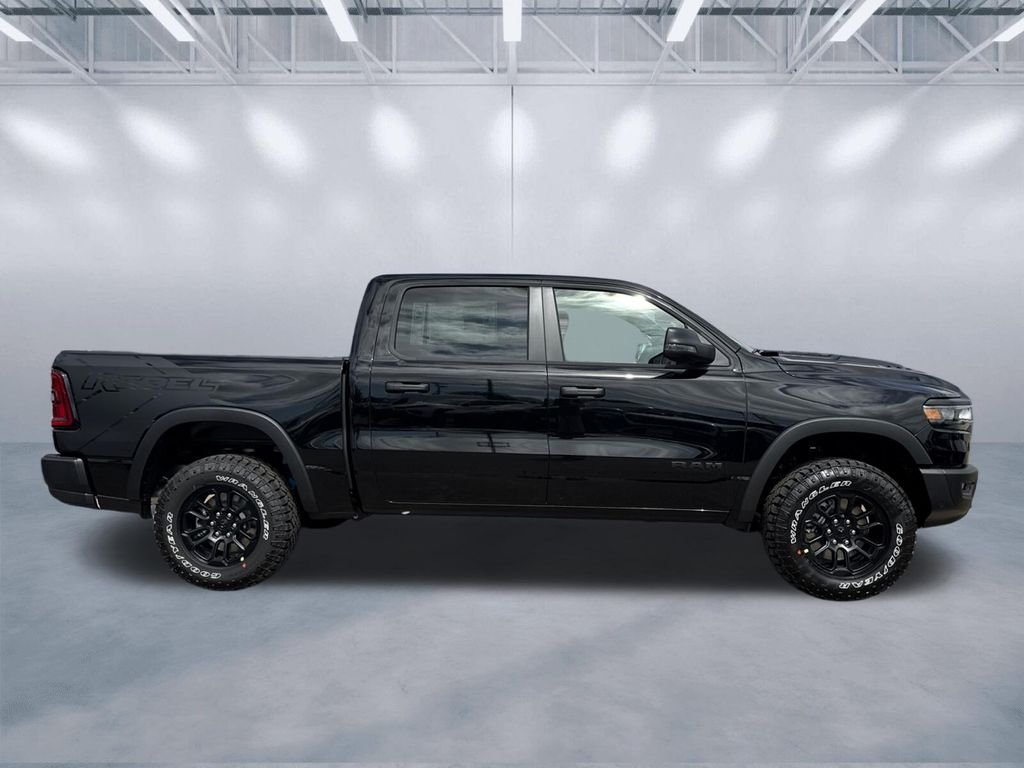 New 2027 Diamond Black Crystal Pearl-Coat Exterior Paint RAM Rebel image 3