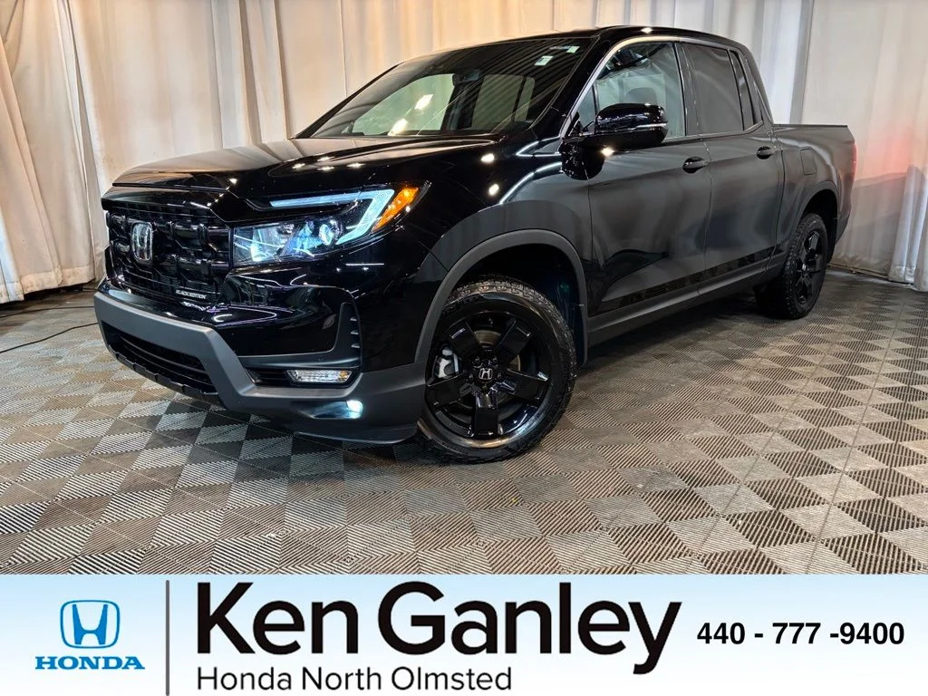 Certified Used 2025 Crystal Black Pearl Honda AWD BLACK EDITION image 1
