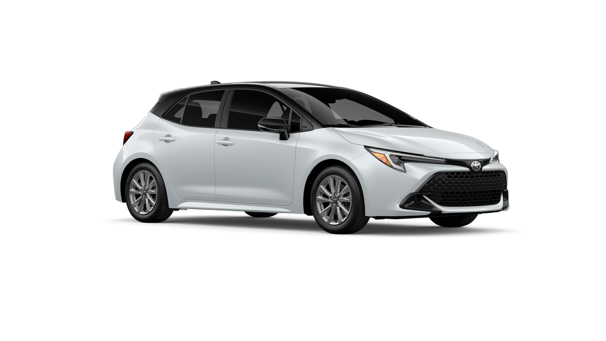 New 2027 Wind Chill Pearl with Black roof Toyota SE image 14