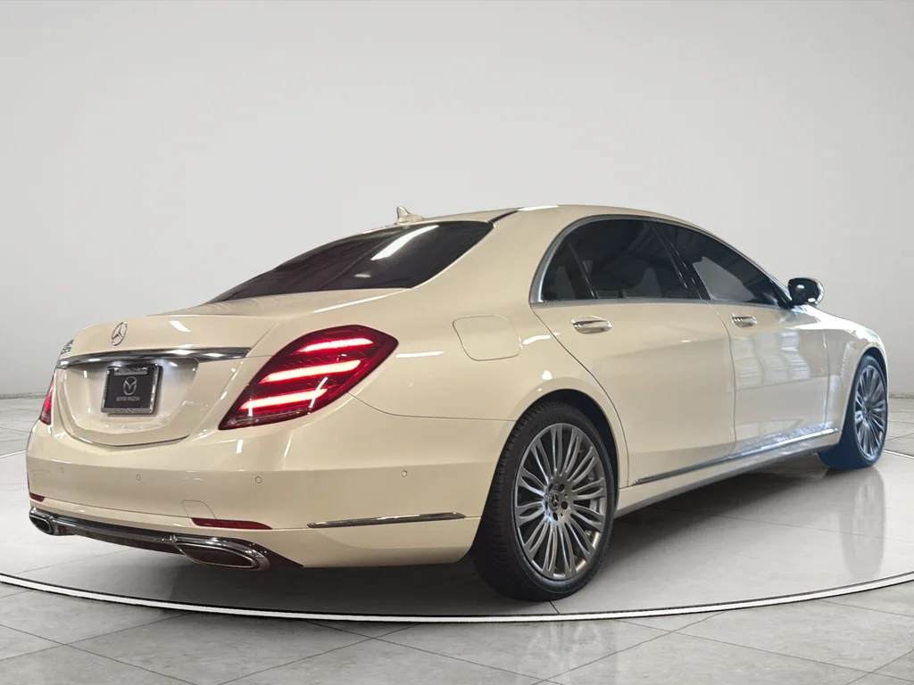 Used 2019 designo Diamond White Mercedes-Benz S 450V image 5