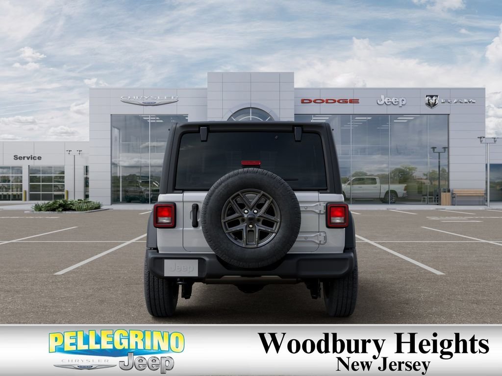 New 2026 Bright White Clear-Coat Exterior Paint Jeep Sport S image 7