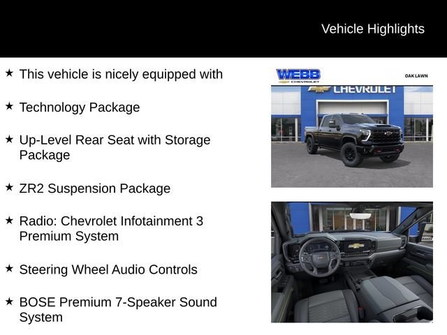 New 2026 Black Chevrolet ZR2 image 2