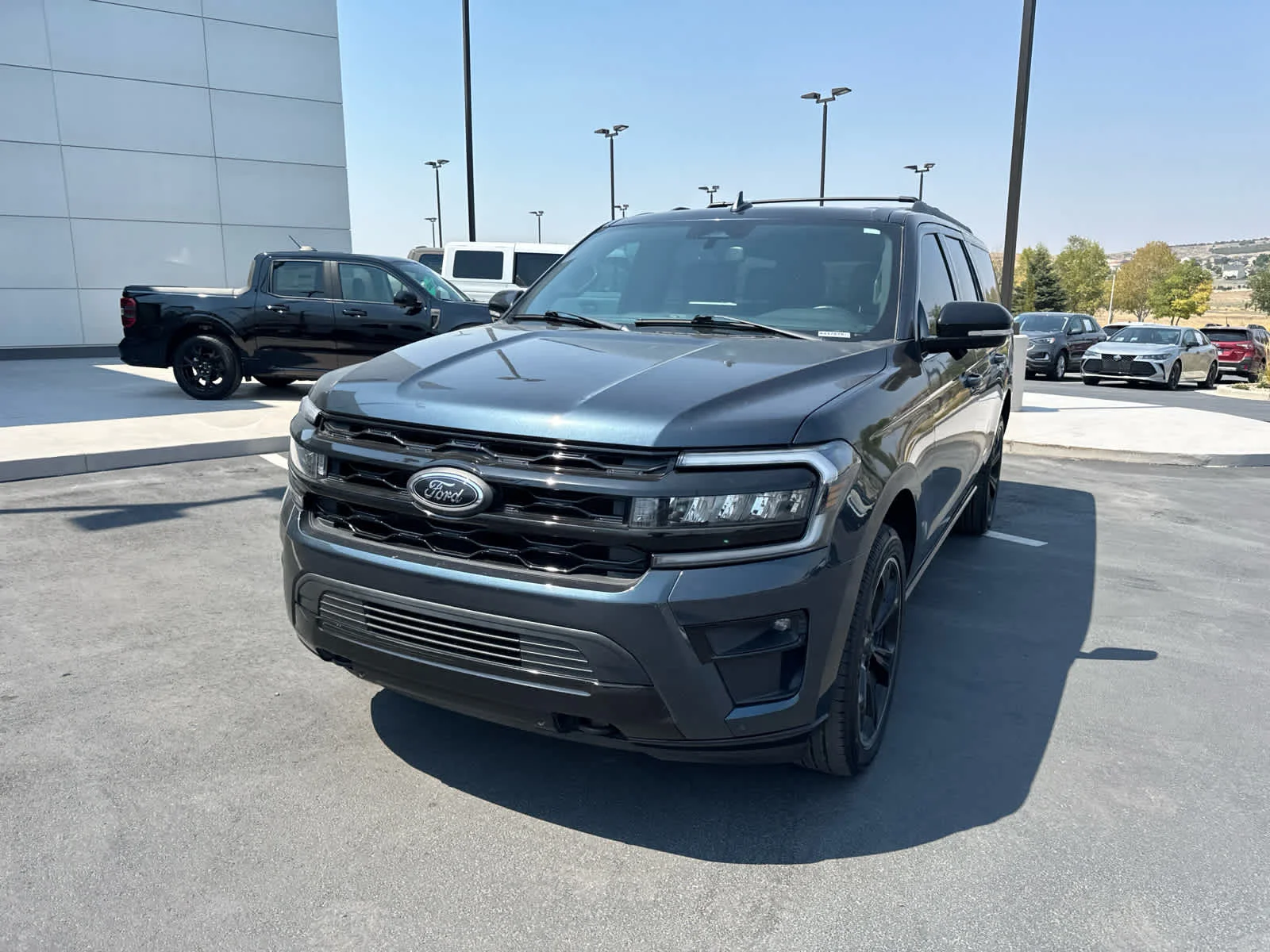 Certified Used 2022 Stone Blue Metallic Ford Limited image 2