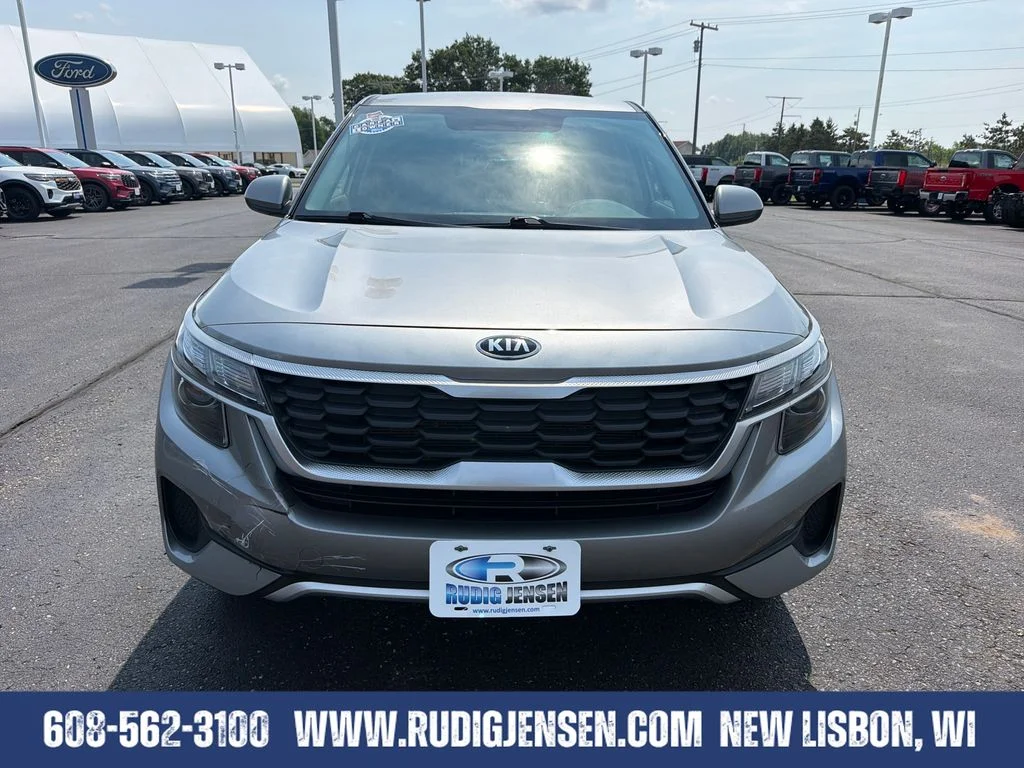Used 2021 Gray Kia LX image 8