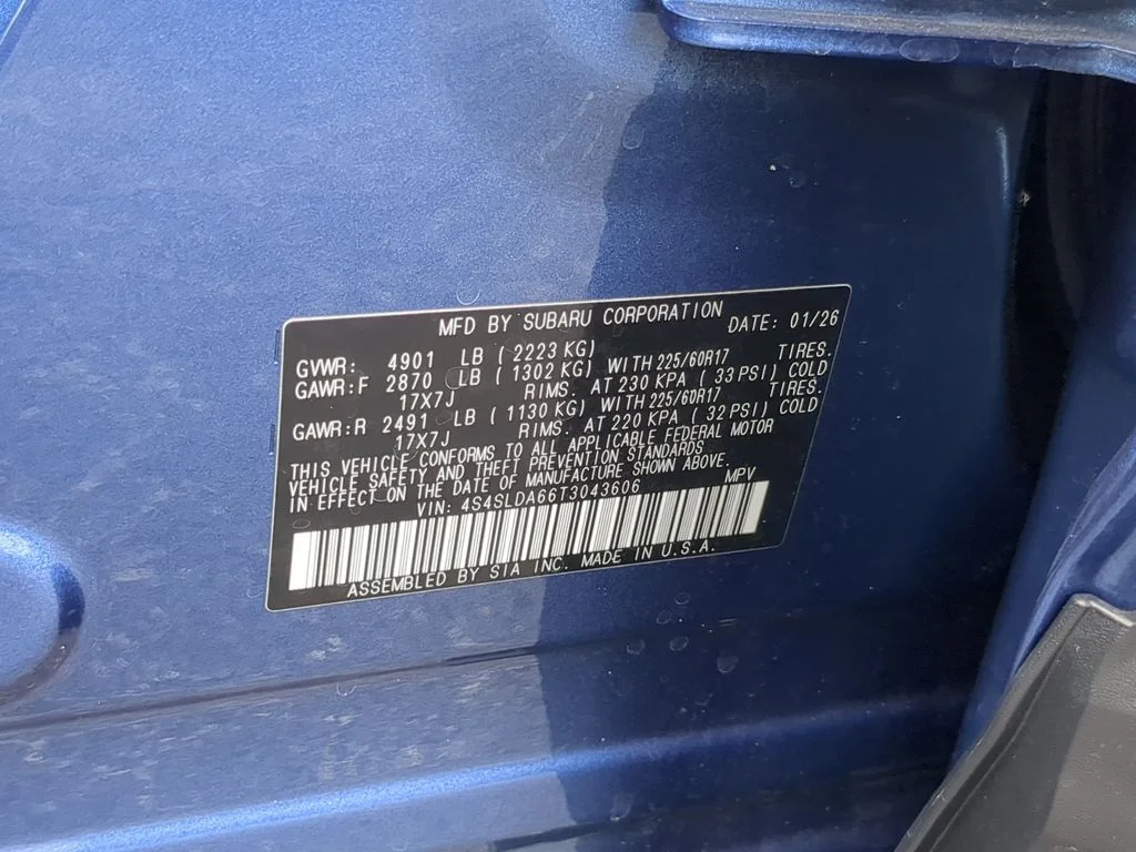 Certified Used 2026 Blue Subaru Base image 31