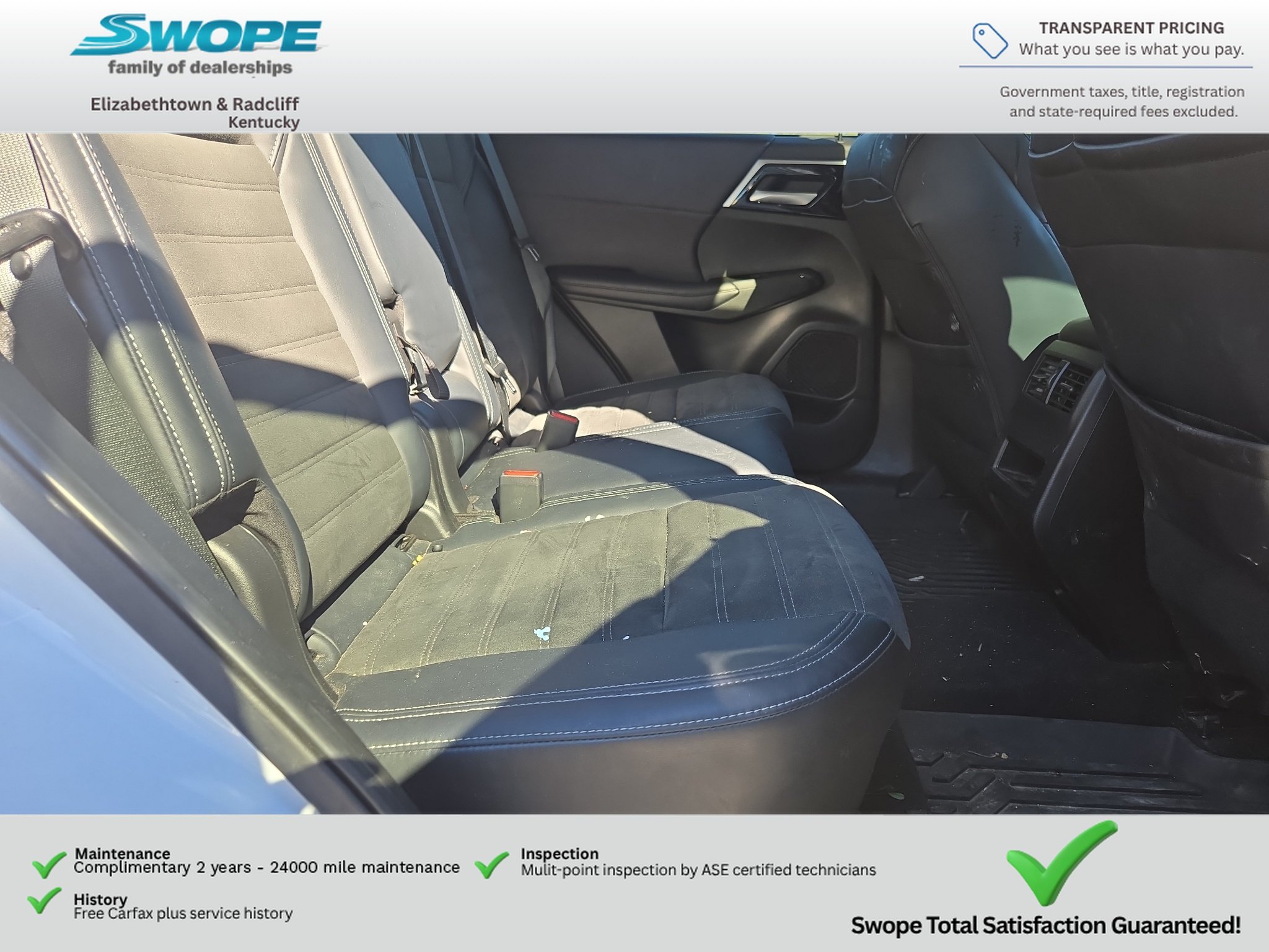 Used 2024 White Diamond Mitsubishi SE image 14