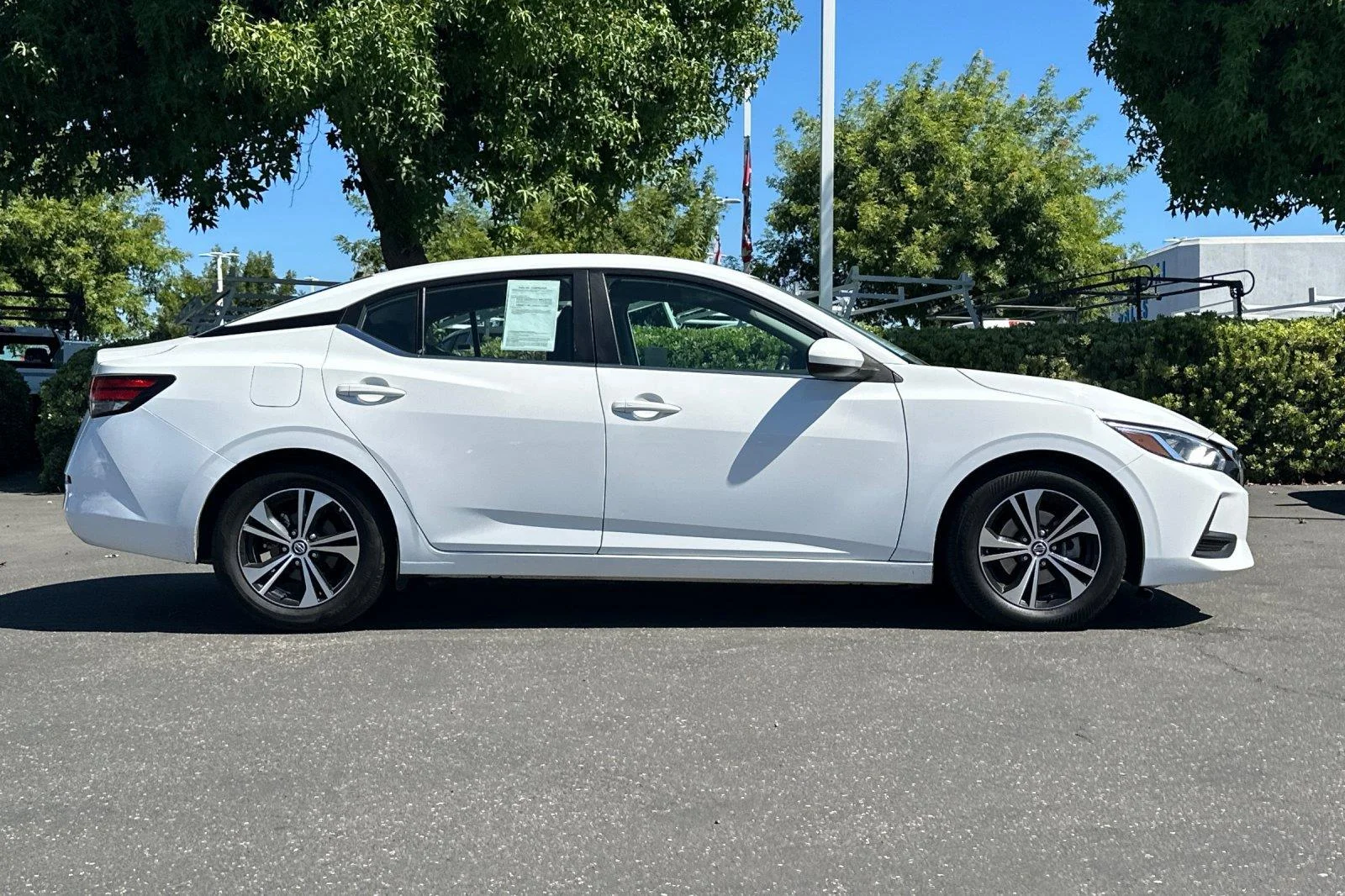 Used 2023 Aspen White Tricoat Nissan SV image 3