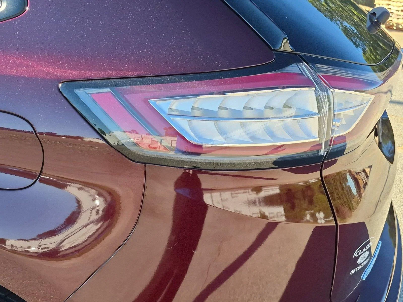 Used 2018 Burgundy Velvet Metallic Tinted Clearcoat Ford Sport image 11