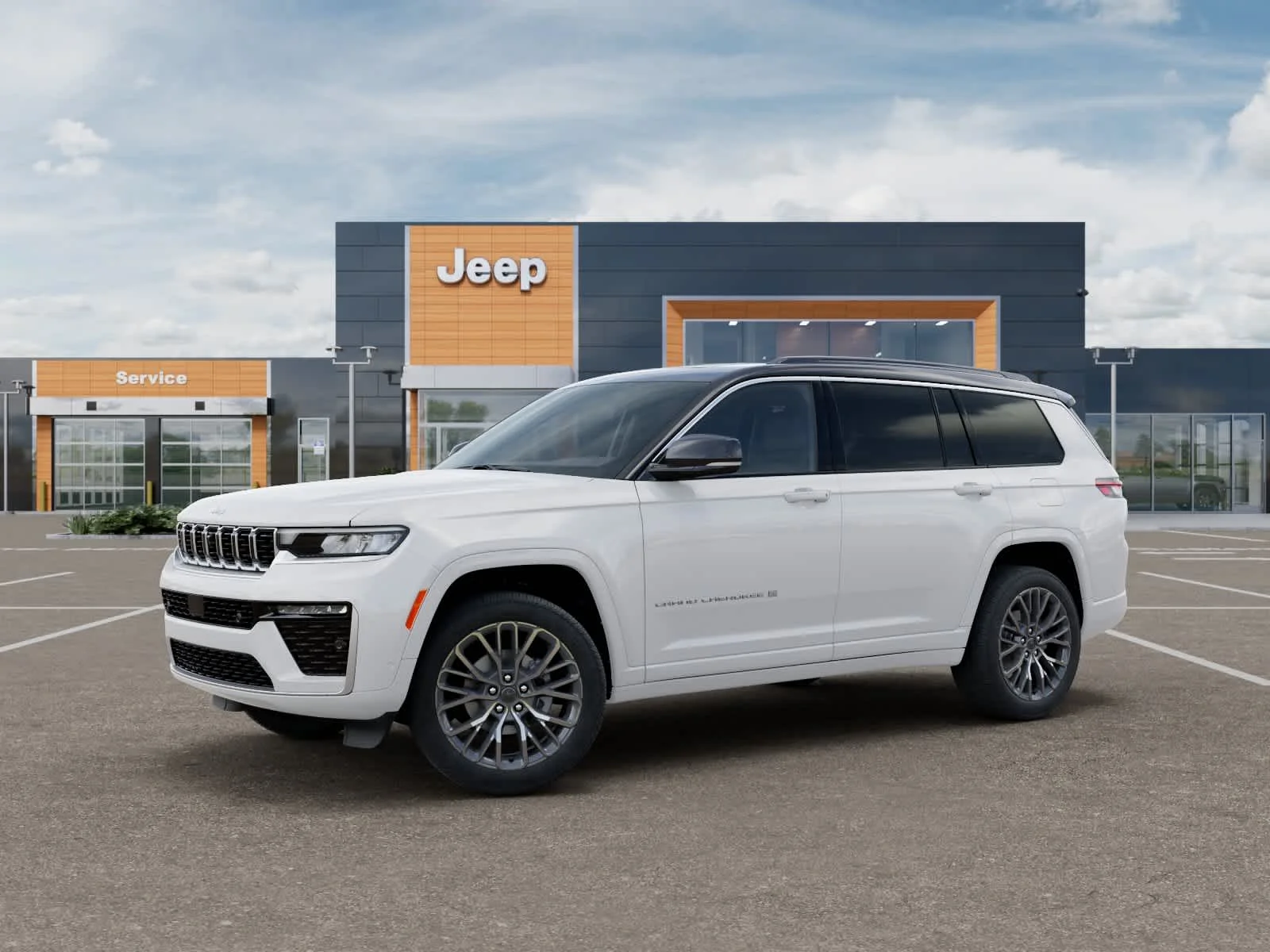 New 2027 Bright White Clearcoat Jeep Summit image 2