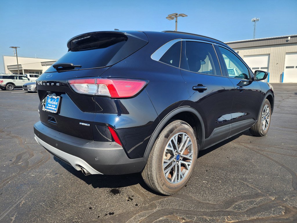 Used 2021 Antimatter Blue Metallic Ford SEL image 5