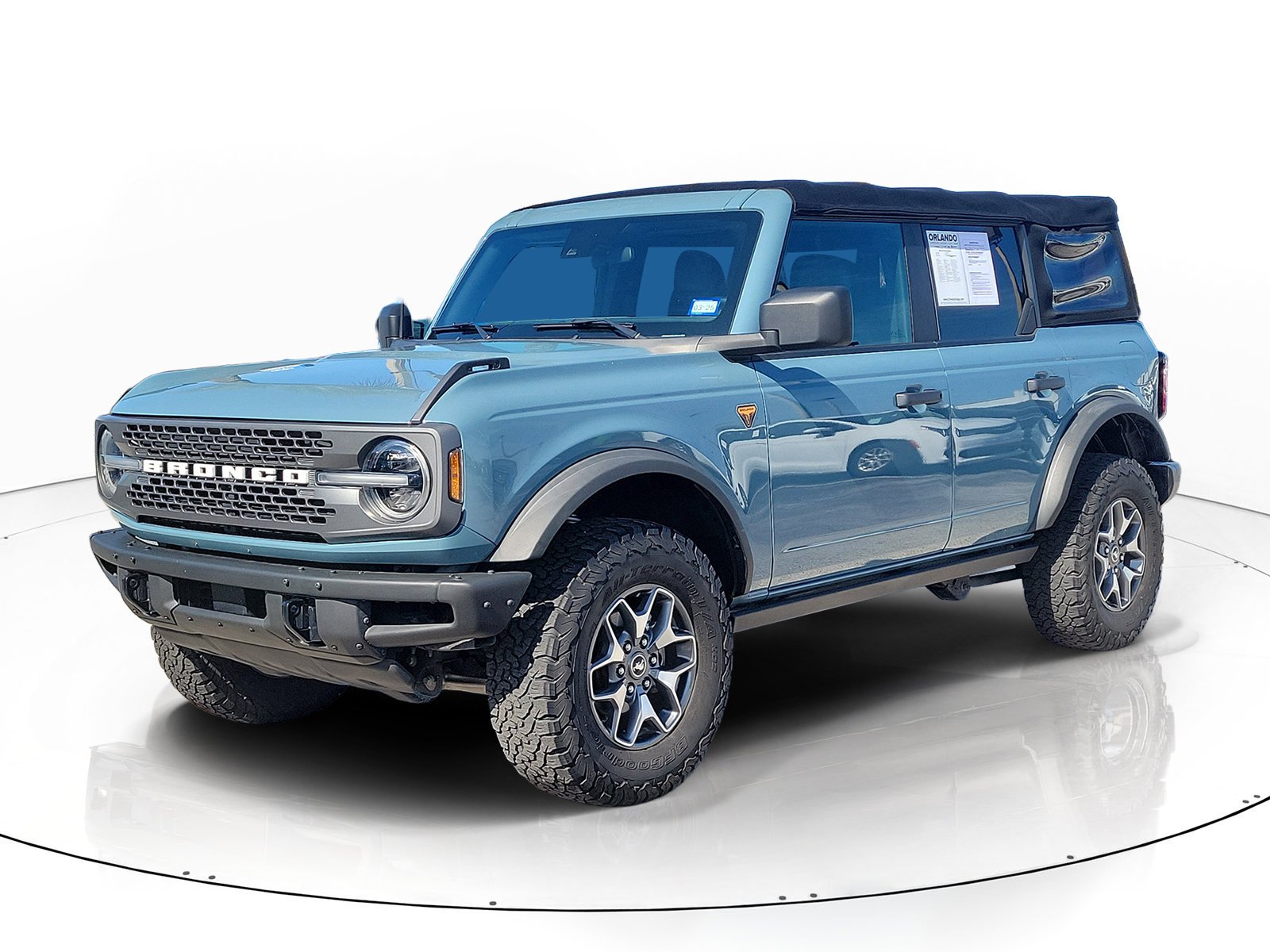 Used 2021 Light Blue Ford Badlands image 3