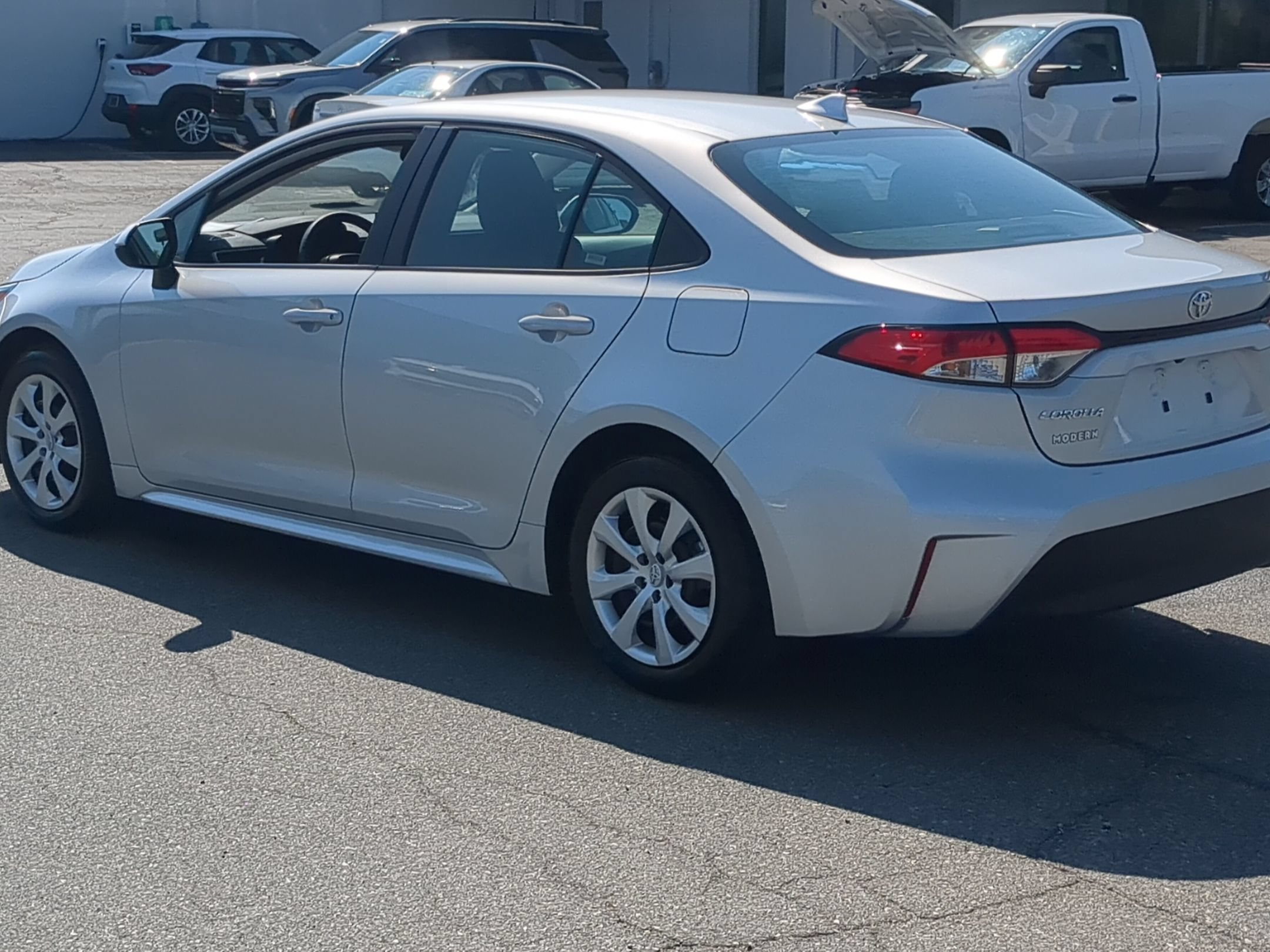 Used 2026 Classic Silver Metallic Toyota LE image 3