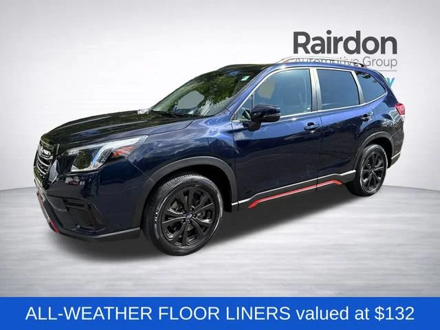 Used 2022 Dark Blue Pearl Subaru Sport image 3