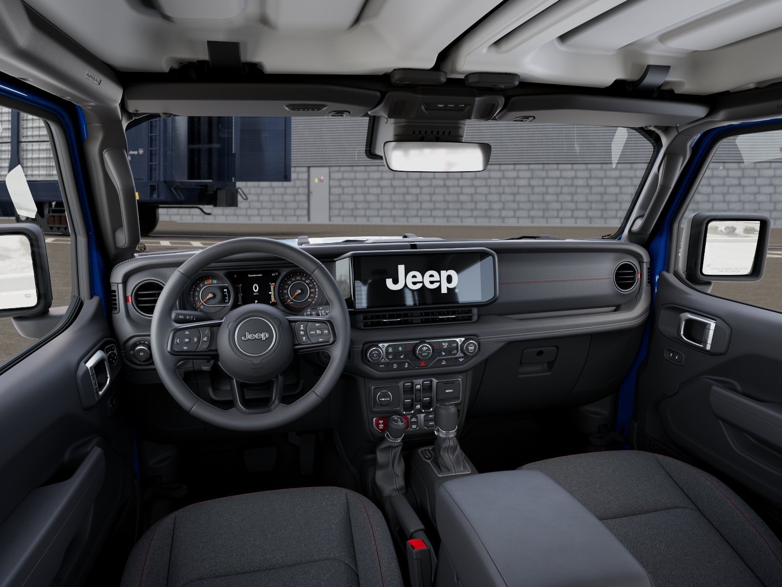 New 2026 Hydro Blue Pearl-Coat Exterior Paint Jeep Rubicon image 14