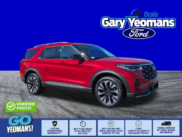 New 2026 Rapid Red Metallic Tinted Clearcoat Ford Platinum™ image 1