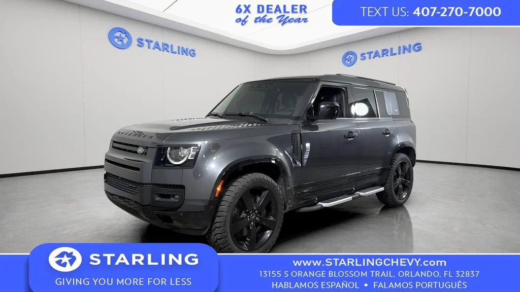 Used 2023 Gray Land Rover 110 X-Dynamic SE image 1