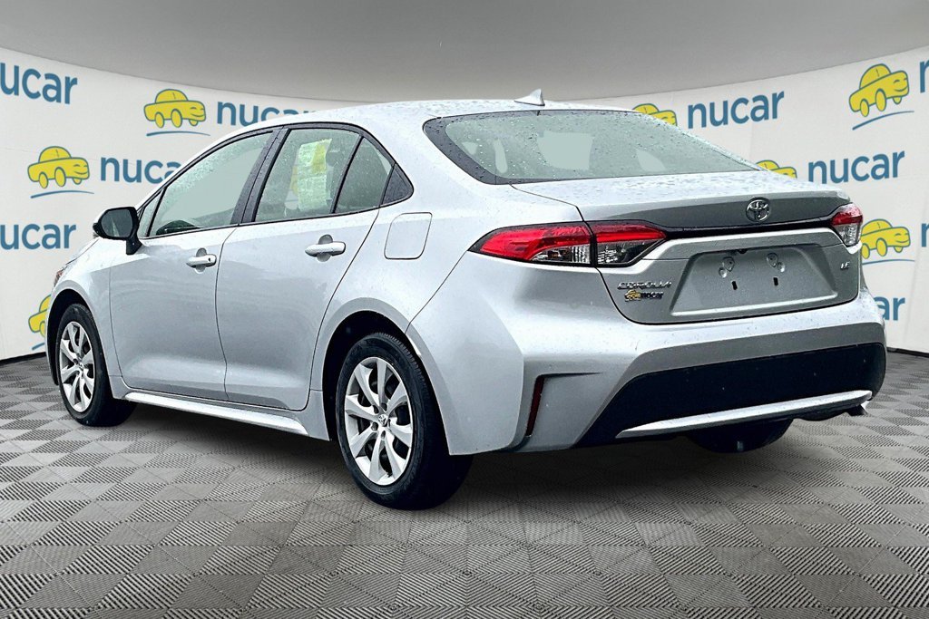 Used 2021 Silver Toyota LE image 4