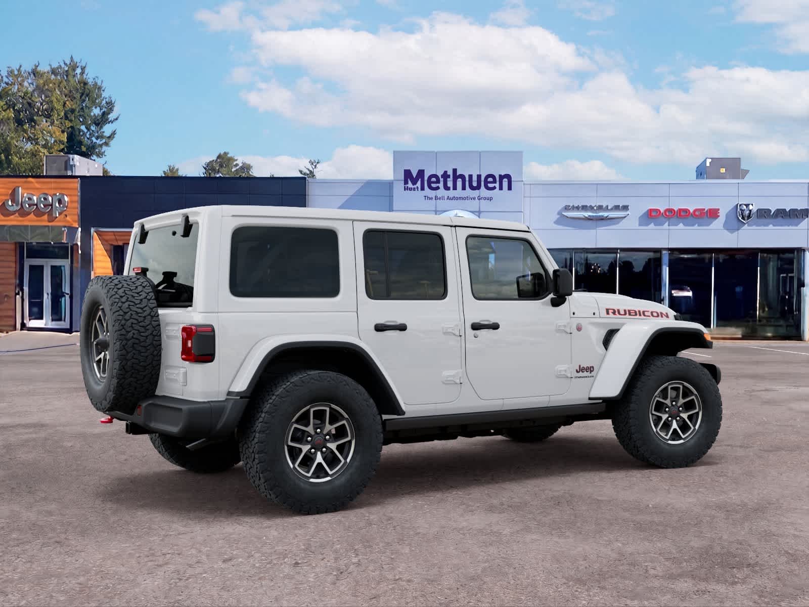 New 2027 Bright White Clearcoat Jeep Rubicon image 4