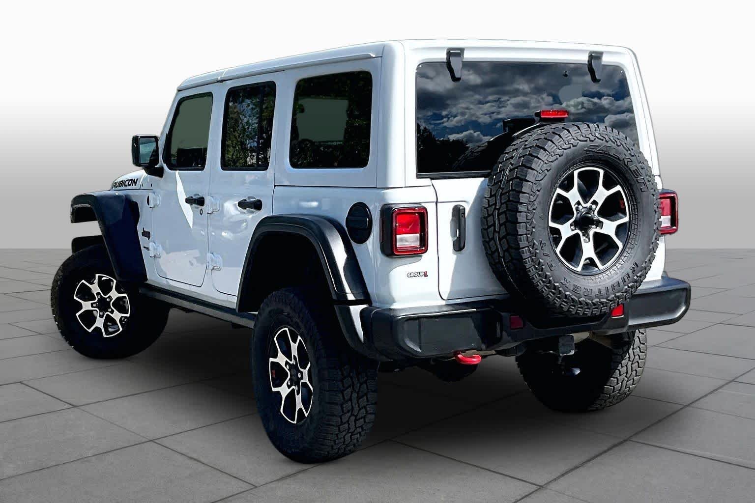 Used 2022 Bright White Clearcoat Jeep Unlimited Rubicon image 23