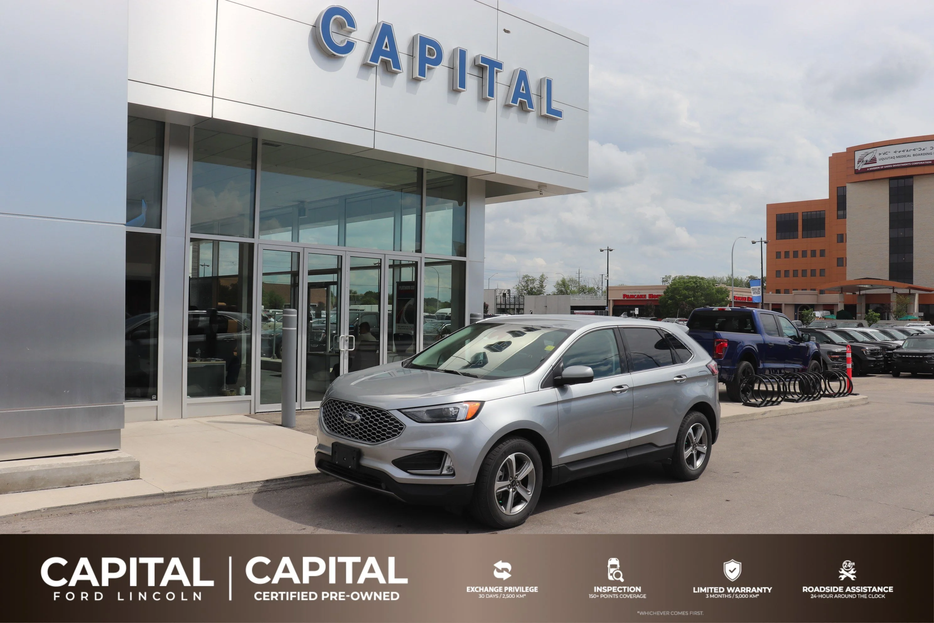 Certified Used 2023 Gray Ford SEL AWD image 1