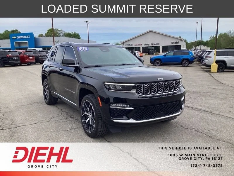 Used 2023 Black Jeep Summit image 1