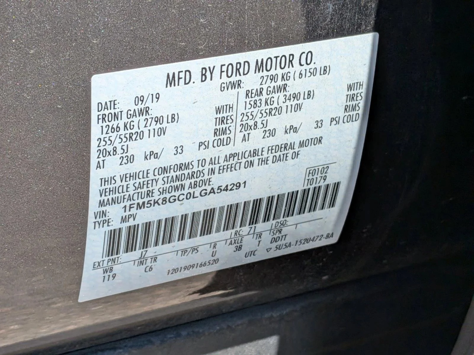 Certified Used 2020 Magnetic Metallic Ford ST image 25