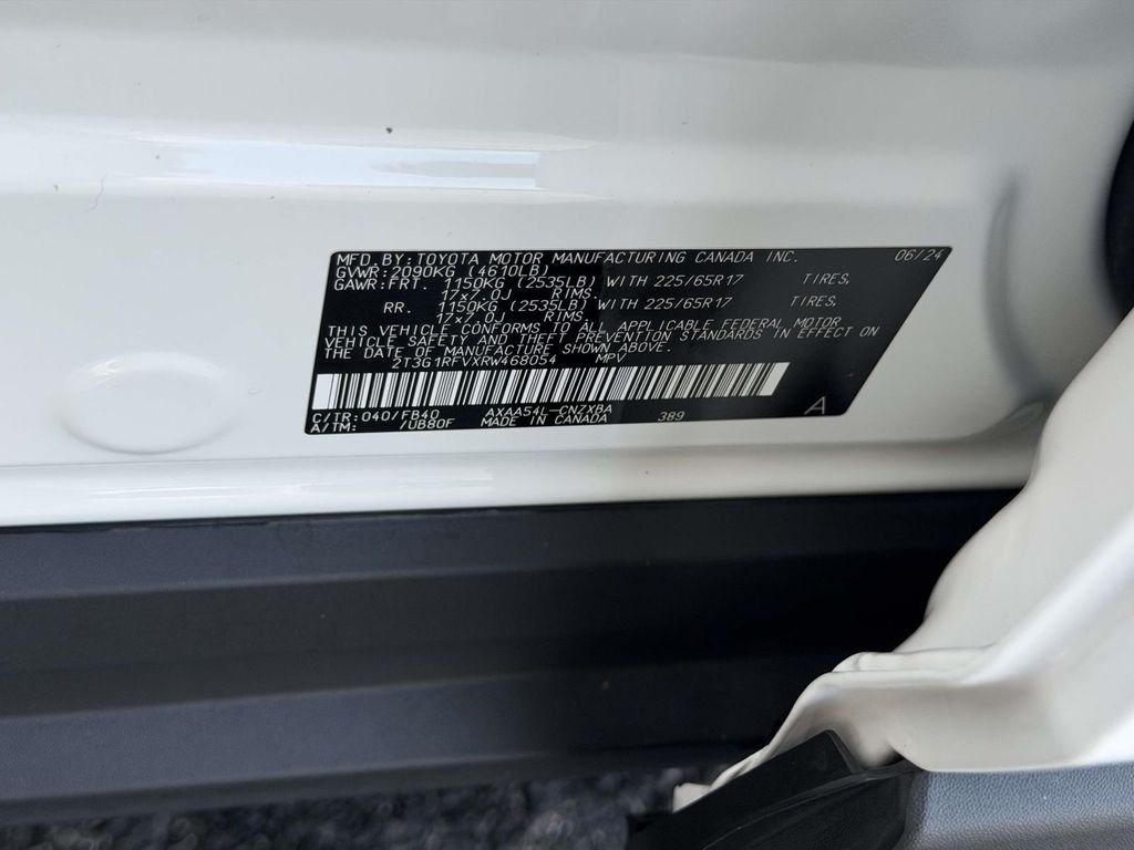 Used 2024 White Toyota LE image 26