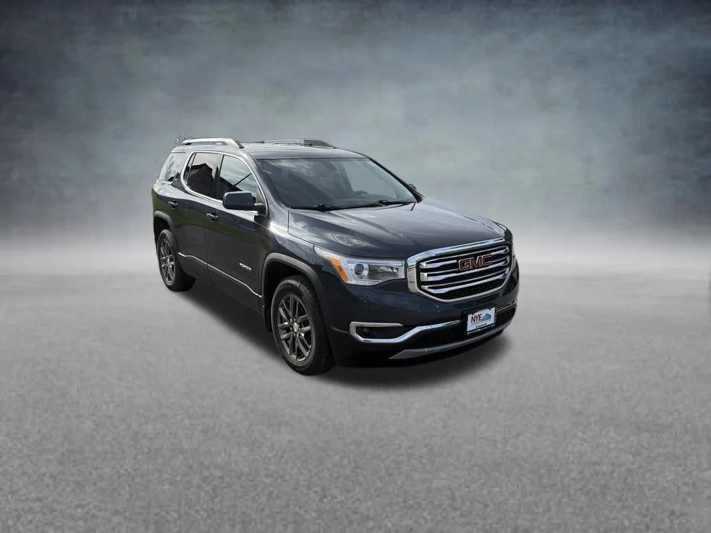 Used 2018 BLUE STEEL METALLIC GMC SLT image 8