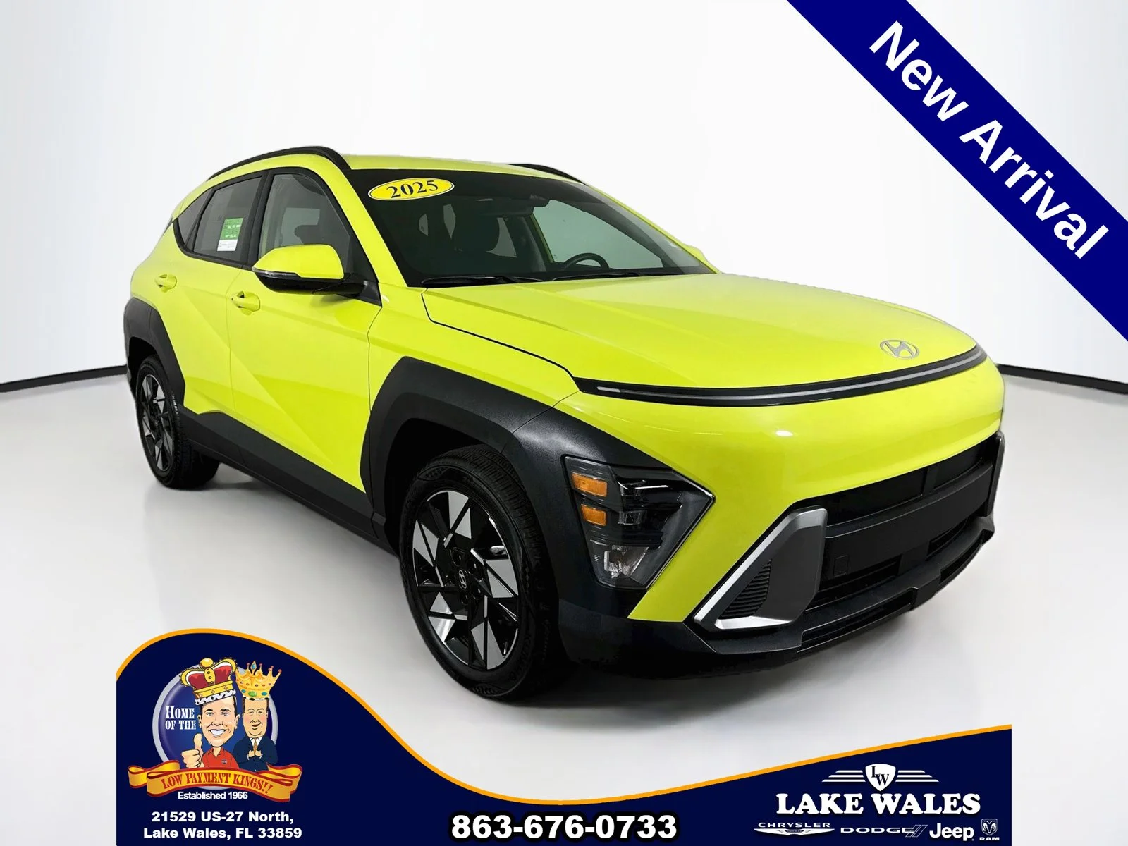 Certified Used 2025 Yellow Hyundai SEL image 1