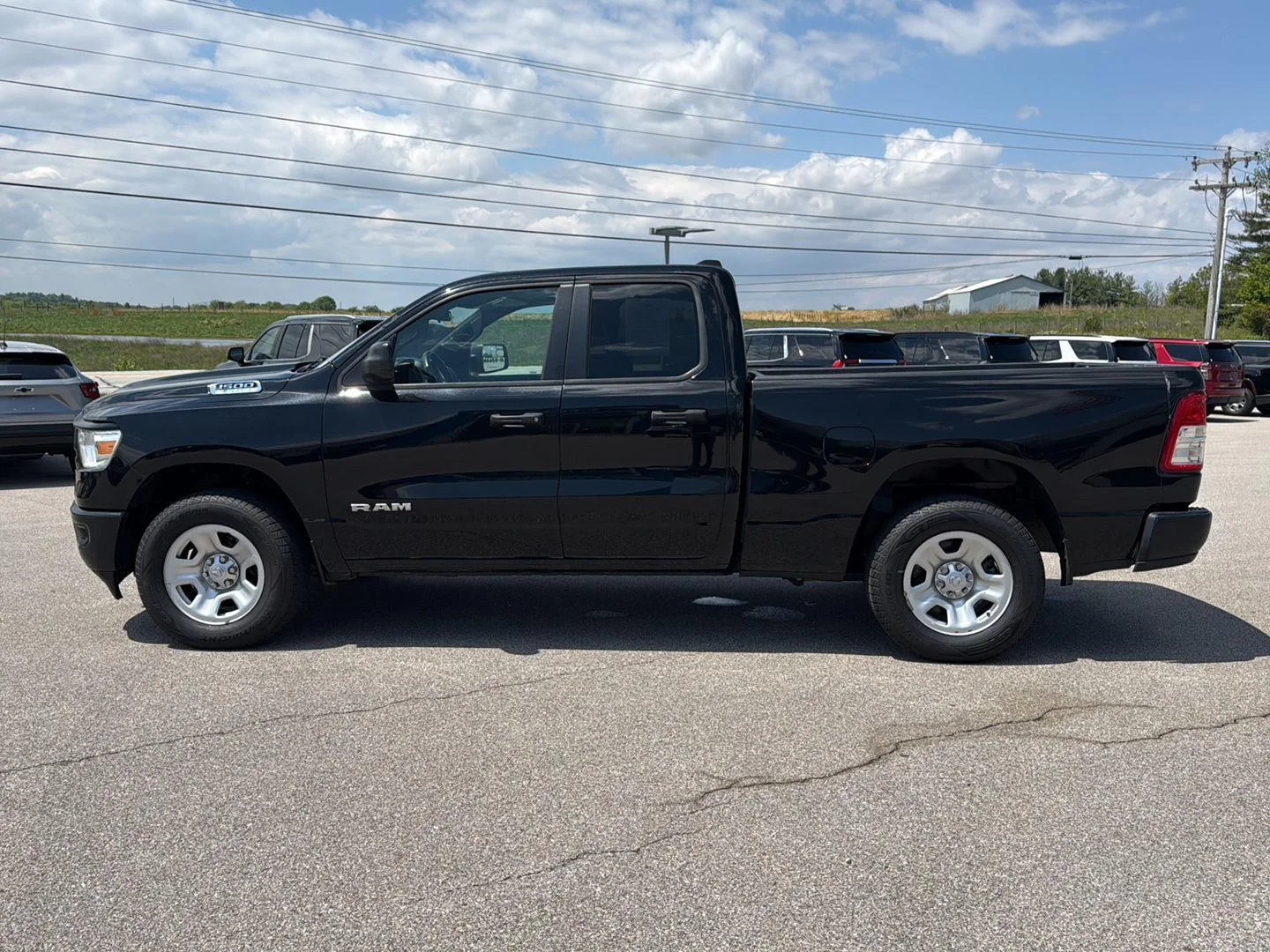 Used 2022 Diamond Black Crystal Pearlcoat Ram Tradesman image 8
