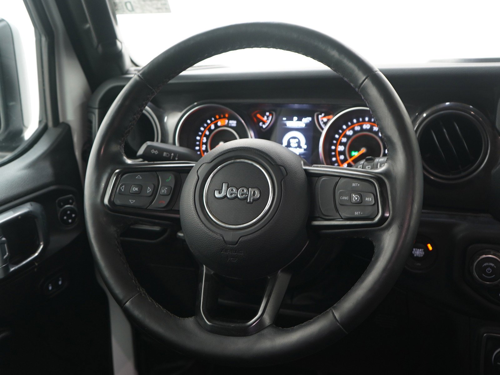 Used 2023 Bright White Clearcoat Jeep Sport image 17