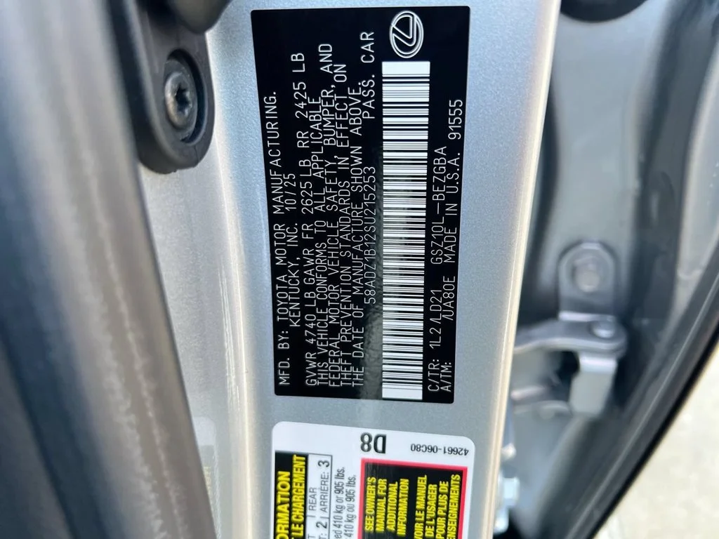 Certified Used 2025 IRIDIUM Lexus 350 image 22