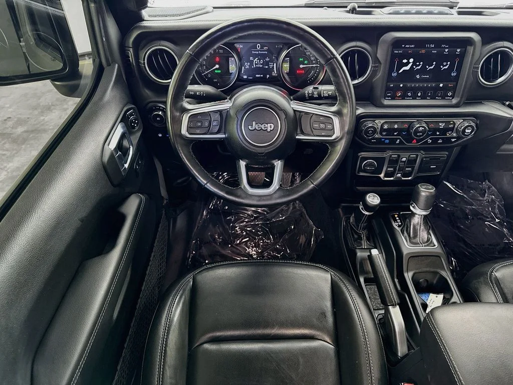 Used 2021 Gray Jeep Unlimited Sahara 4xe image 22