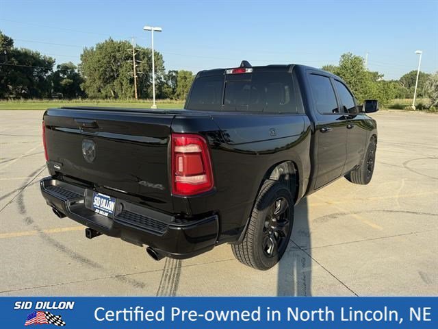 Used 2023 Diamond Black Crystal Pearlcoat Ram Laramie image 8